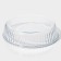 Form for baking and baking of heat -resistant glass Round shares, 2 liters