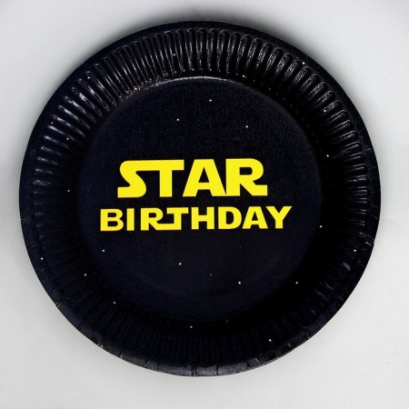 Set of paper dishes disposable Star Boy-5