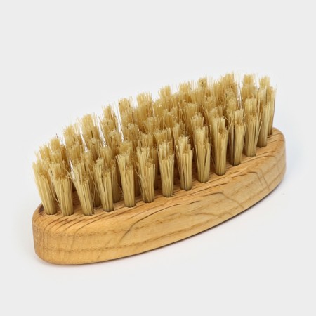 Dry massage brush, natural bristles, 55 bundles