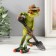 Souvenir Polystone Lac "frog with a shovel, in a straw hat" 10x15x15.5 cm