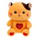 Soft toy "cat", size 22 cm, redhead color