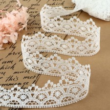 Lace Hypure, 45 mm × 9 ± 0.5 m, white color