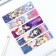 A set of cardboard bookmarks with hints, 5 pcs "Anime Girls"