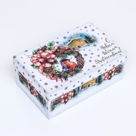 Rectangular box "Winter", 27 × 17 × 11 cm-1