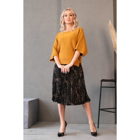 Female jumper, size 46, mustard color-8