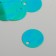 Sequins "circle" green set 30 g d = 2 cm