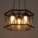 Chandelier 2622/3 E27 40W Black 40x40x21-121 cm BayerLux