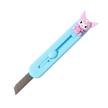 Chancellery knife 9mm Kuromi, plastic case, in a bag with a Euro suspension-2