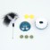 Nevali toy with cat mint and feather, 9.5 cm, blue