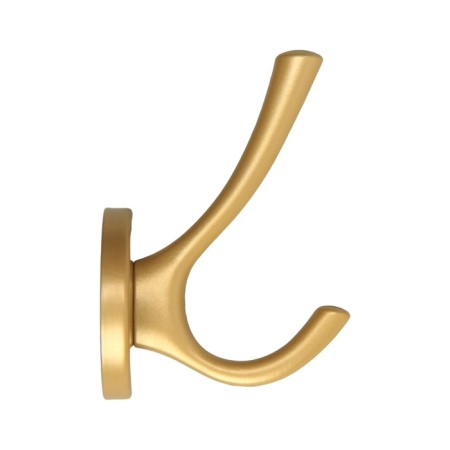 Furniture hook Cappio Simple, two -rod, matte gold-5