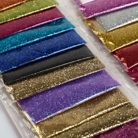 Glitter for creativity "Brill" set 24 packages 1 package 2 g 24.5x13 cm-2