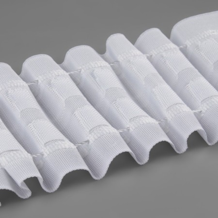 Curtain tape, matte, 7 cm, 30 ± 1 m, white color-1