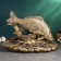 Bottle stand and glasses "Fishing" 46x21x32cm