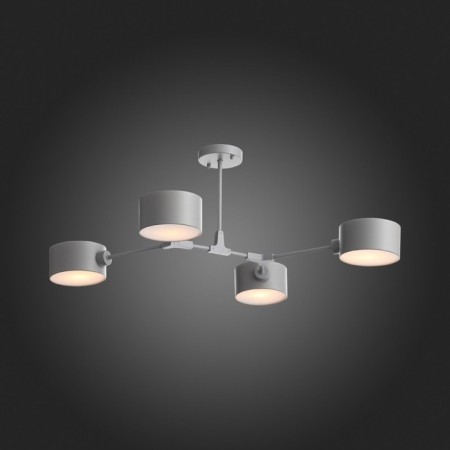 Ceiling EVOLUCE lamp. Sle183702-04. Gemento. 4x60 watts, E14, 68x71.5x32 cm, color gray color-2