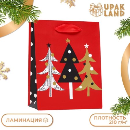 Laminated "Christmas tree" 11.5 x 14.5 x 6 cm-2