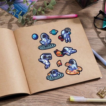 Paper stickers "Cosmos", 11 × 16 cm-2
