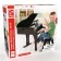 Musical toy "piano", black color