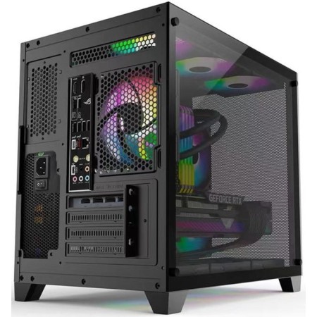 Корпус Formula Crystal Z5 черный без БП mATX 11x120mm 2xUSB2.0 1xUSB3.0 audio bott PSU-1