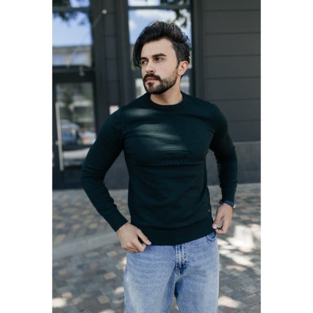 Jumper male ise, size 58, emerald color-1