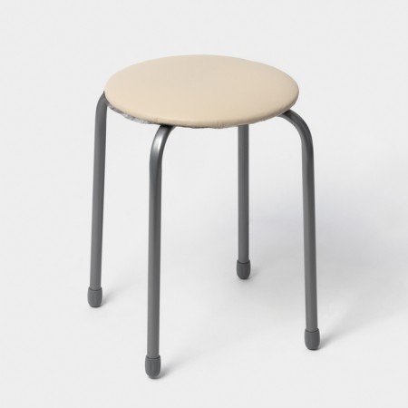 Set of stools "Economy" TE2/SK, 2 pcs, ivory color-1