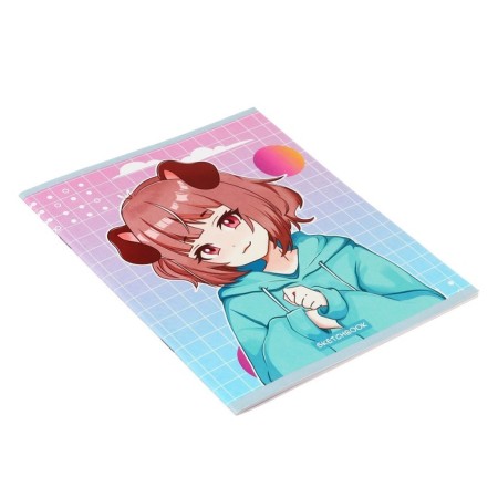 AT A5 Sketches, 16 Girl sheets, Cover Cover Cardboard, Block 100 G/M2-2
