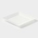Porcelain Square Wilmax Stella, 18.5 × 18.5 cm, white color