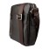 Male bag, lightning department, 2 outer pockets, adjustable belt, brown color