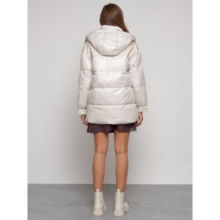 Winter jacket, size 52, beige color-3