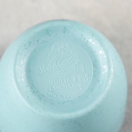 A glass of "clear day", 140 ml, 7 × 6.8 cm, blue color-3