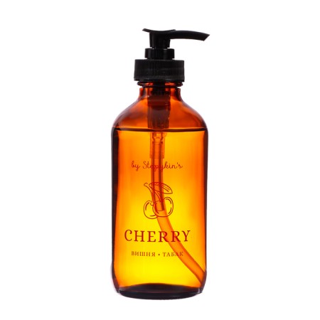 Liquid cream in the glass bottle by stepykinʾs cherry, 230 ml