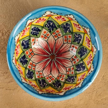 PIALA RISHTAN CIRAMICA "Patterns", 11 cm, big, mix-3