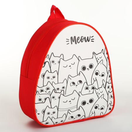 Baby backpack "kittens", 23*20.5 cm, lightning department-3