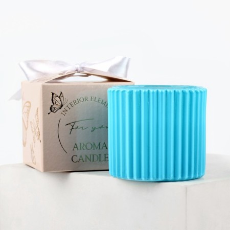 Aromatic candle: white tea, 6.5 x 7.2 cm.-2