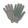 Workers, m/b gloves, knitting 10 class, 5 threads, size 9, with PVC dots, gray, Greengo