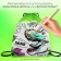 Bag for painting "Dinosaur" 34x40 cm, spanbond