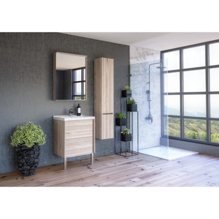 Aquaton Stone Wardrobe Mirror, 60 cm, Pine Arlington Pine-3