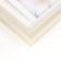 Photo frame plastic in 6 photos "warm memories" with clothespins, gold 53x30 cm