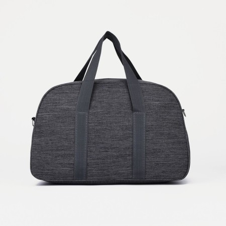 Road bag with lightning, external pocket, long belt, gray color-1