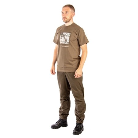 Pride Quadro T-shirt, cotton, light brown, rf XS-3