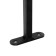 Telescopic synchronizer l = 1210-2000 mm, black polymer black