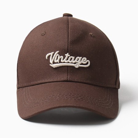 Minaku cap "Vintage", brown color, size 54-56-6