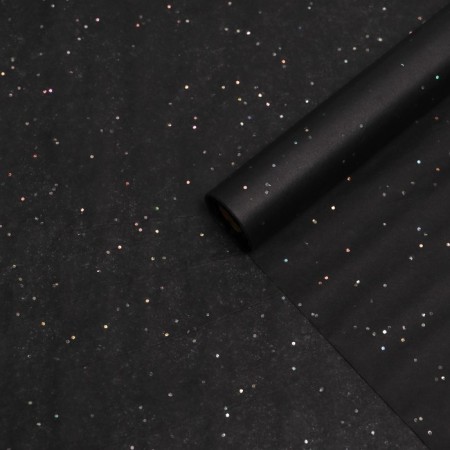 Paper Pacific, "Confetti", black, 50cm x 10 m