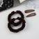 Hair set "Gloria Tenderness" (2 gum 5.5 cm, 2 invisibility 5 cm) brown