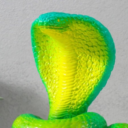 New Year's piggy bank "Cobra on the chest" 20 x 17 x 12 cm.-5
