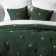 Cover with pillowcases "Belli", size 160x220 cm, emerald color