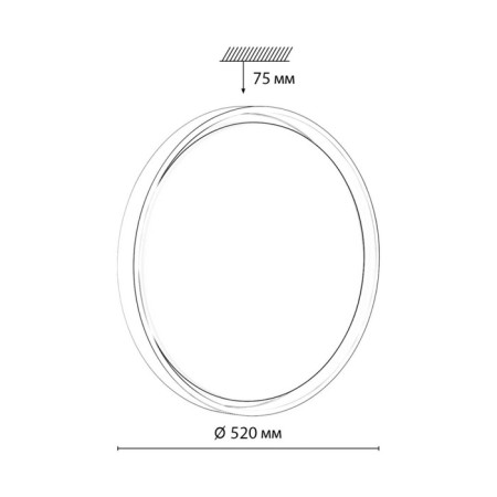 Kisil LED 70W 3000-6000K D520 IP43, with PDU-4