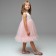Elegant dress, pink color, height 116 cm