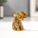 Souvenir Polystone "Golden Elephants, Drawings on the Propon" Set 6 pcs 4.7x5x33 cm