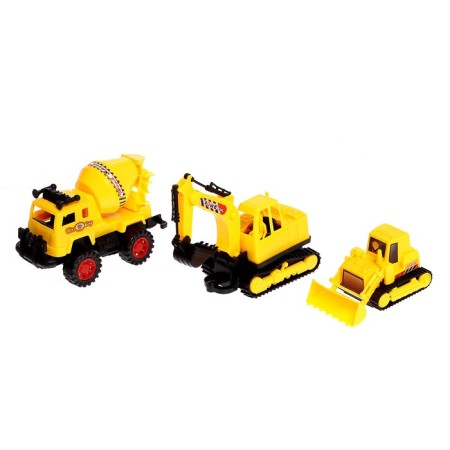 Set of game "Construction", crane and special equipment-7