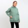 Huds with a hood is launched, olive color, size 46